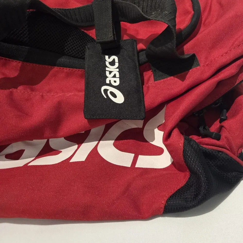 Asics Red Duffle Bag